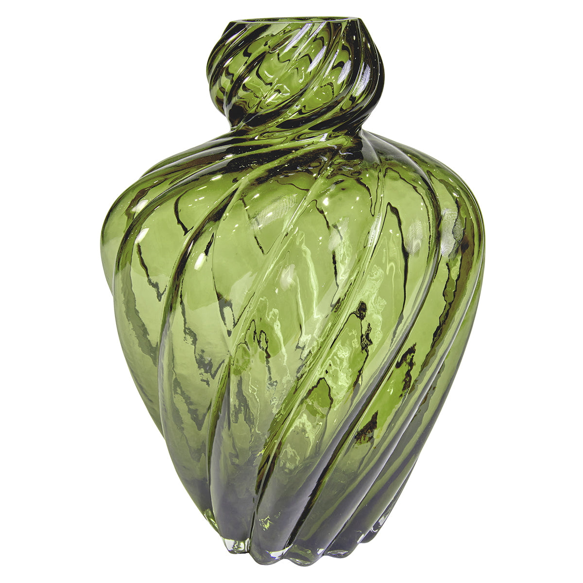 Speedtsberg Glas Vase Grøn 21x30cm