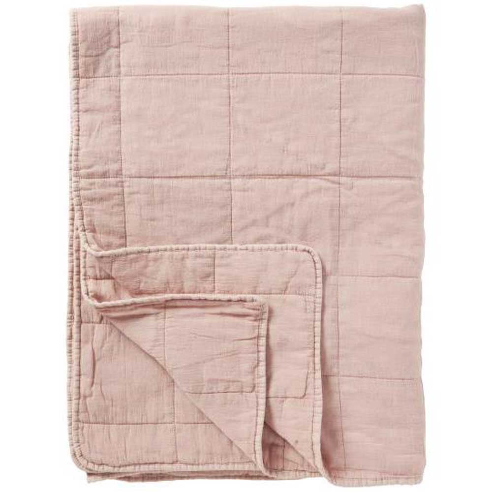 Ib Laursen Quilt Plaid Rosa 130x180cm