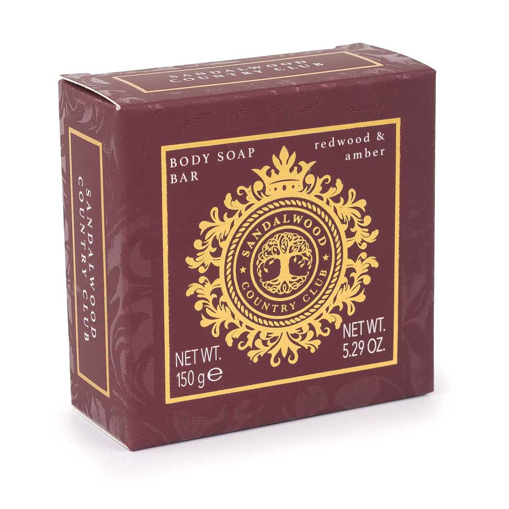 Sandelwood Country Club Sæbe Redwood & Amber 150g