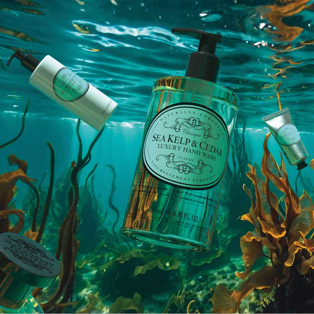 Naturally European Luksus Shower Gel Sea Kelp & Cedar 500ml