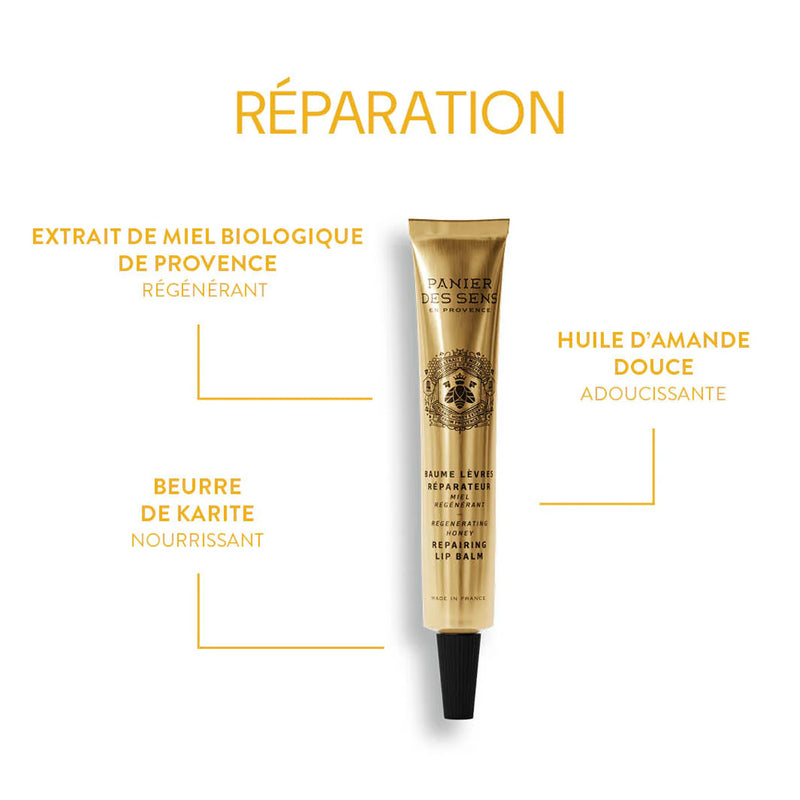 Panier Des Sens Repairing Lip Balm Regenerating Honey 15ml