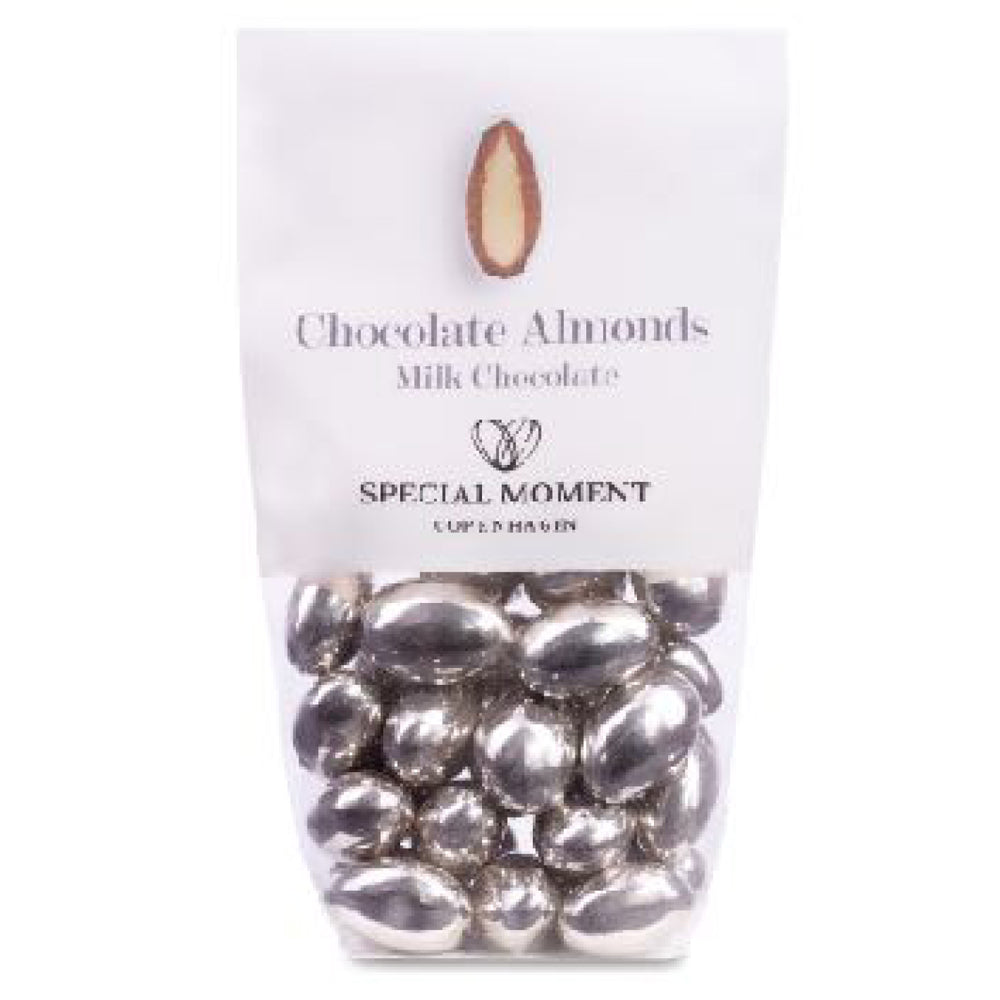 Reserved Chocolate Mandler Mørk Chokolade Sølv 120g