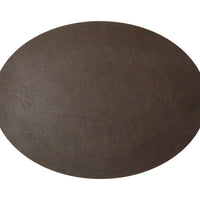 Speedtsberg Dækkeserviet Brun Oval 45x33cm PVC