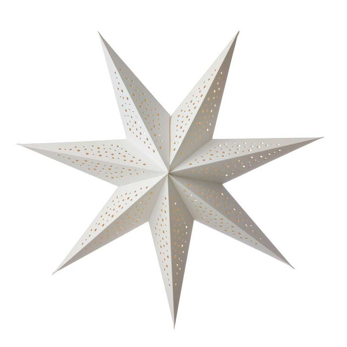 Bungalow Paper star Milky way white 50cm - Julestjerne